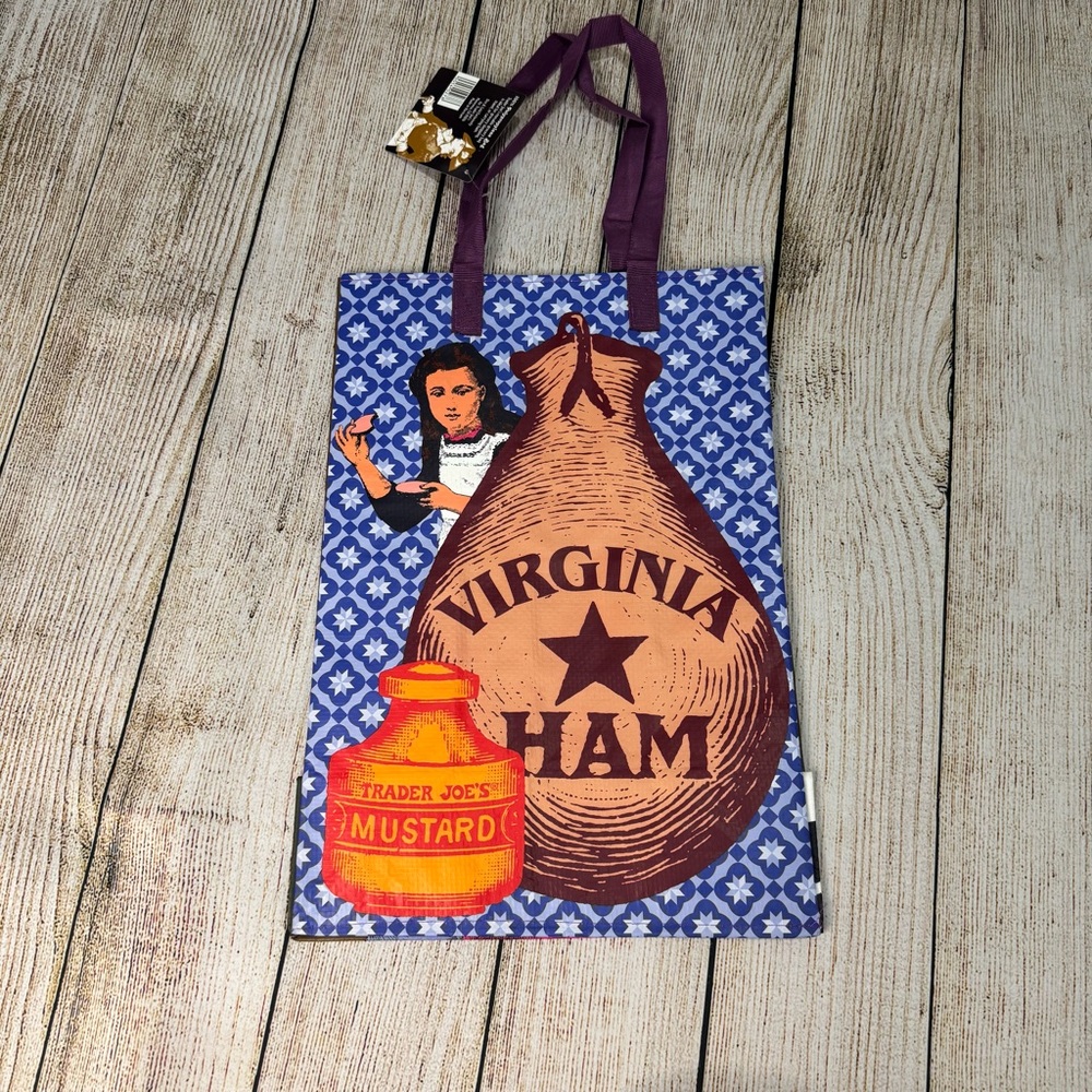NWT Trader Joe's Virginia Reusable Shopping Bag Tote